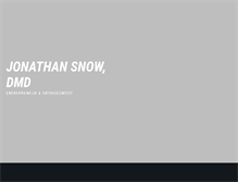 Tablet Screenshot of jonathansnow.com